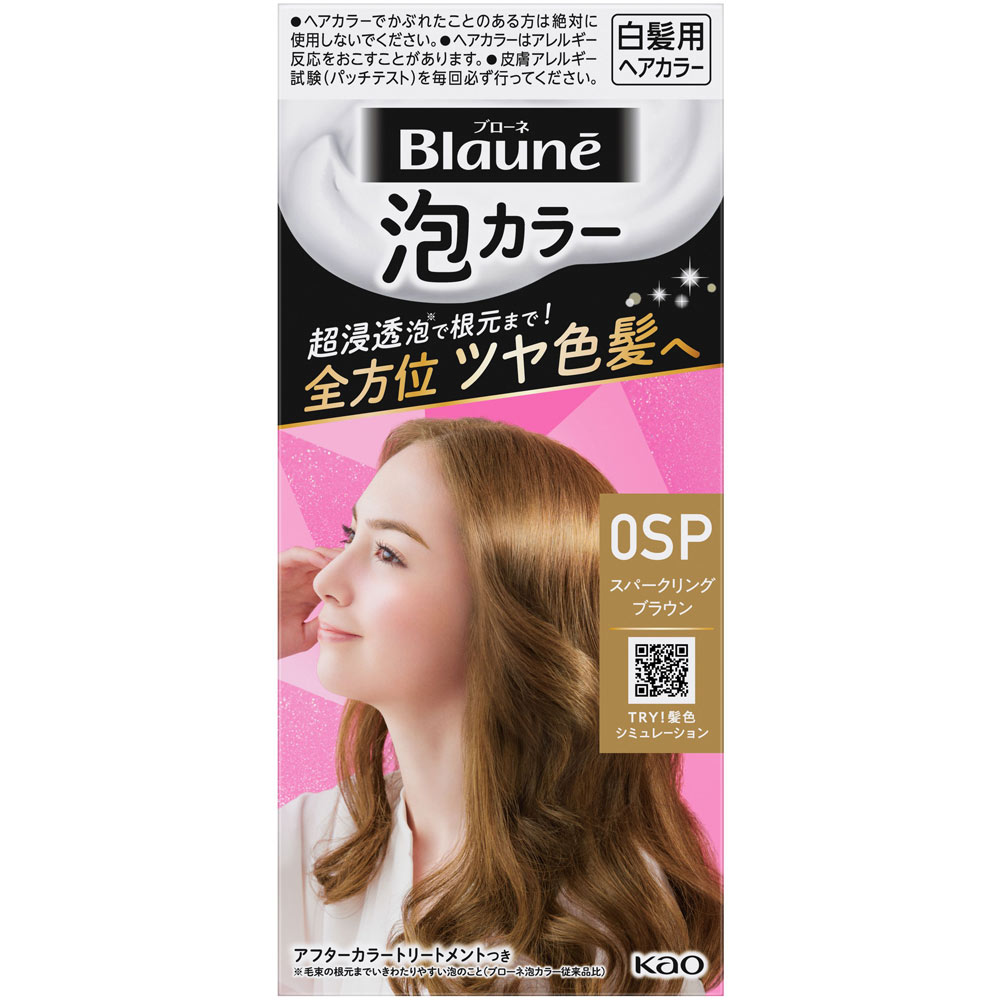 ブローネ 泡カラー ０ＳＰスパークリングブラウン １０８ｍｌ 花王 (医薬部外品)