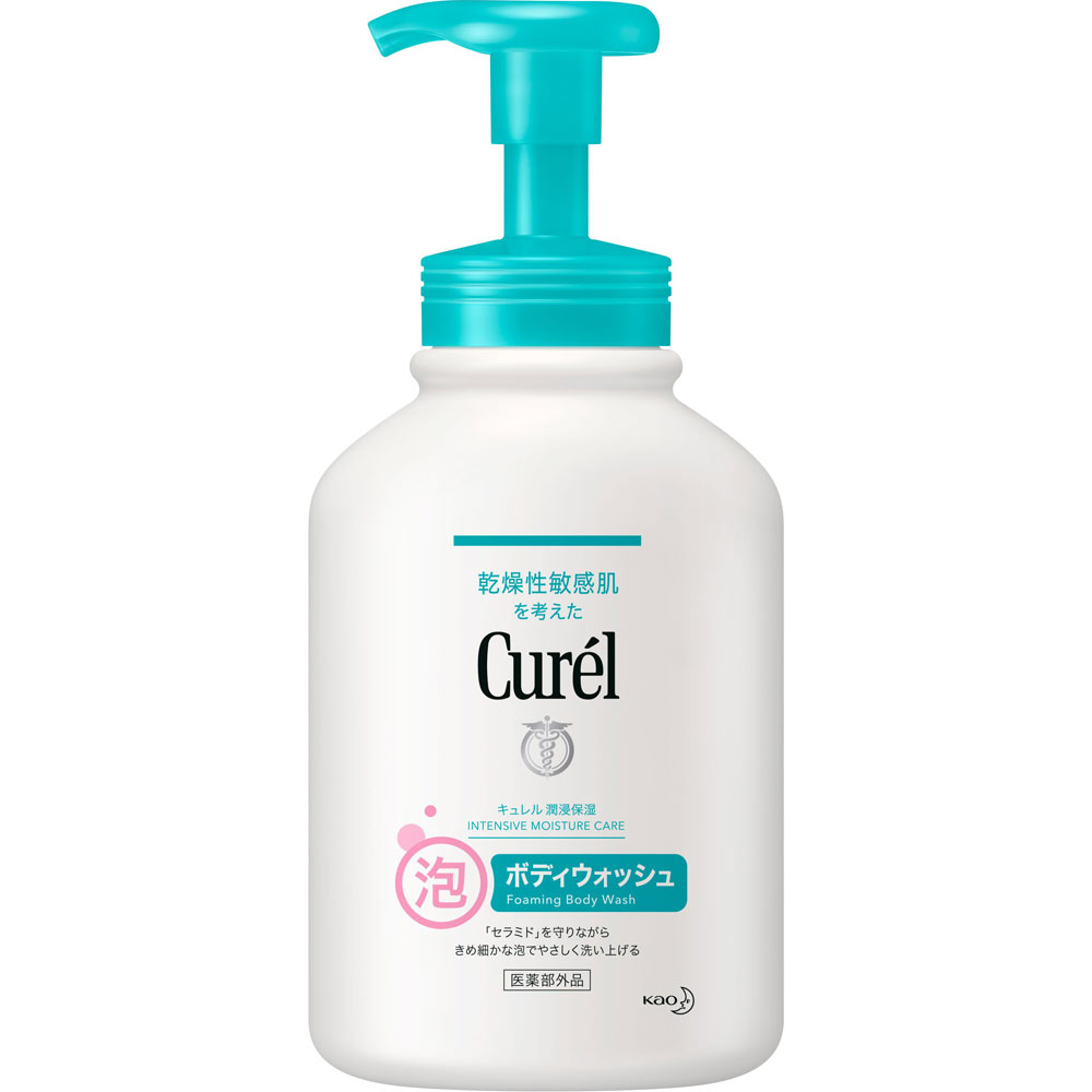 キュレル 泡ボディウォッシュ ポンプ ４８０ｍｌ 花王 (医薬部外品)