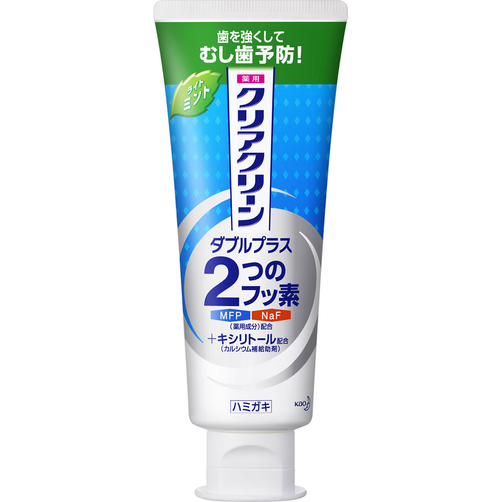 クリアクリーン ダブルプラス ライトミント １３０ｇ 花王 (医薬部外品)
