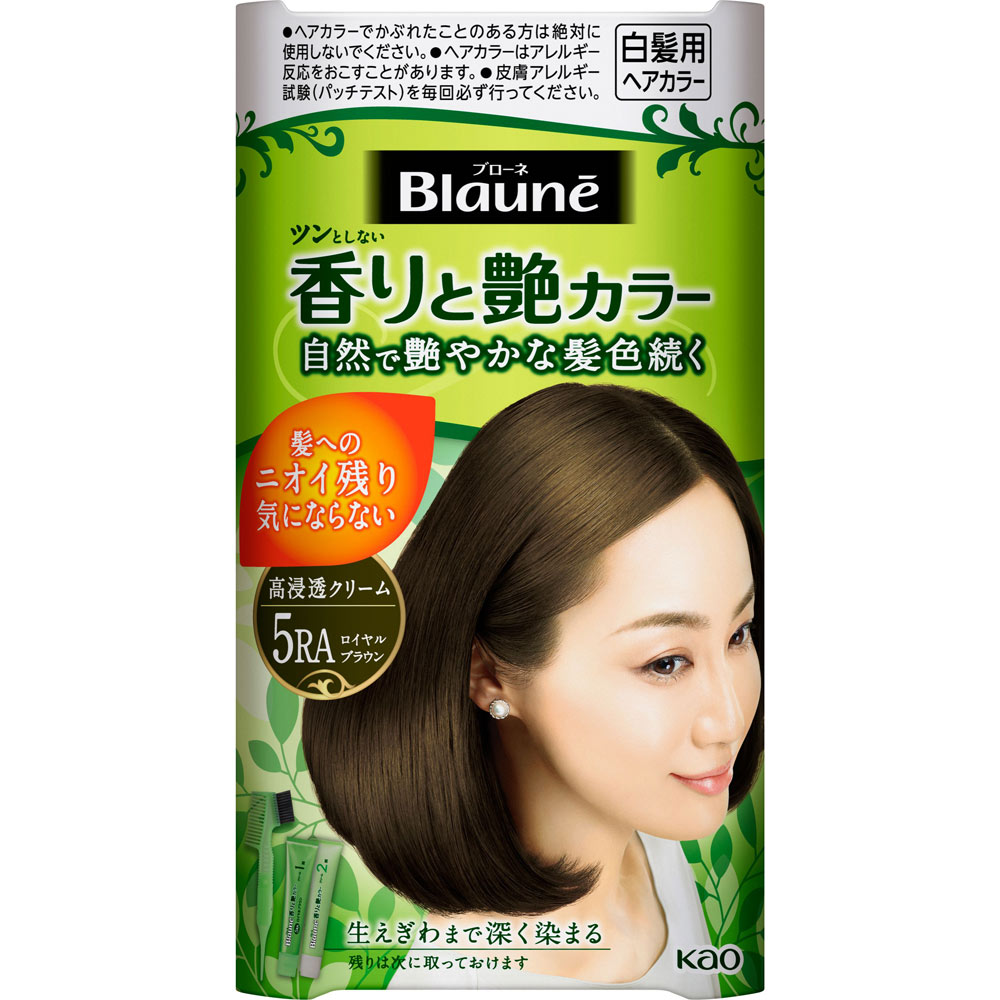 ブローネ 香りと艶カラー クリーム ５ＲＡ ロイヤルブラウン ８０ｇ 花王 (医薬部外品)
