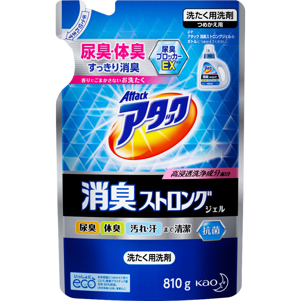 アタック 消臭ストロングジェル つめかえ用 ８１０Ｇ 花王