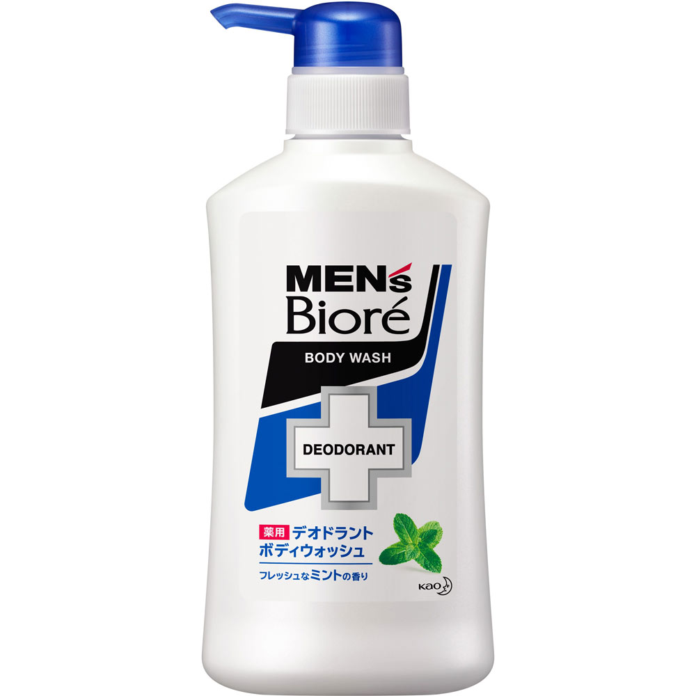 メンズビオレ デオドラントボディウォッシュ ミントの香り 本体 ４４０ｍｌ 花王 (医薬部外品)