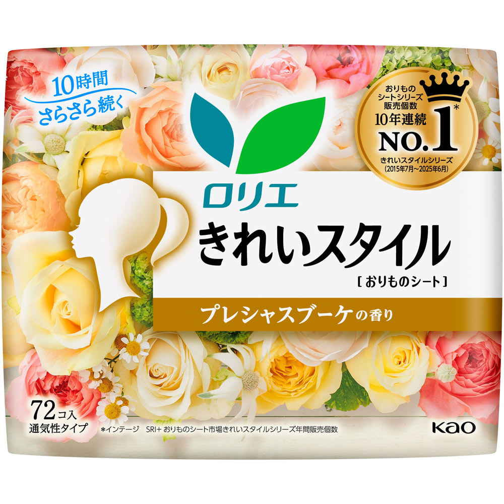 ロリエきれいスタイル プレシャスブーケの香り ７２個 花王