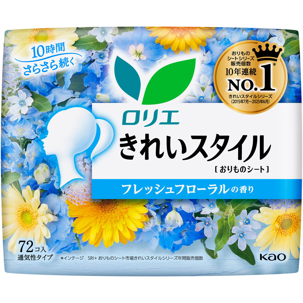 ロリエ きれいスタイル フレッシュフローラルの香り 72コ 花王