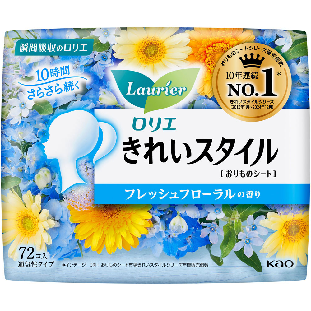 ロリエ きれいスタイル フレッシュフローラルの香り ７２コ 花王