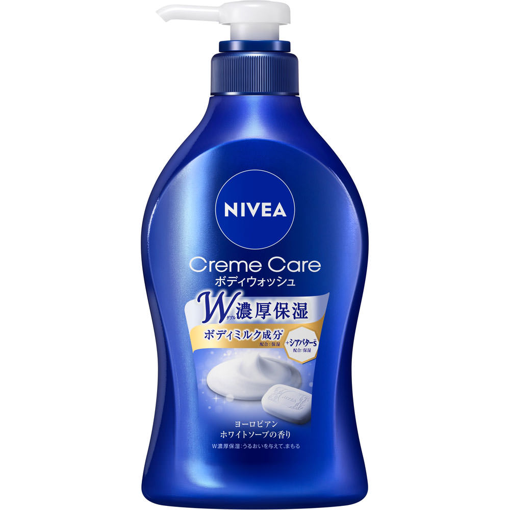 ニベア クリームケア ボディウォッシュ ヨーロピアンホワイトソープの香り ポンプ ４８０ｍＬ 花王