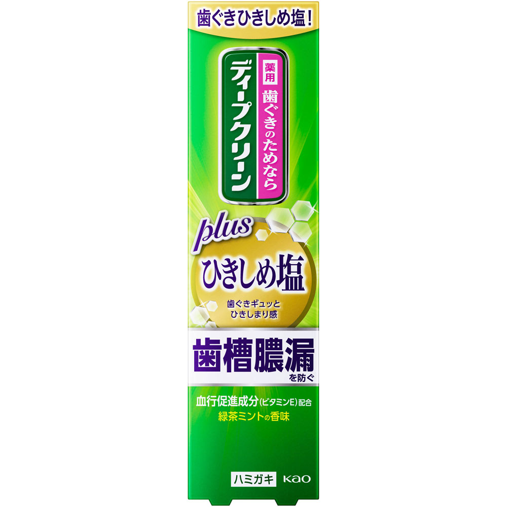 ディープクリーン 薬用ハミガキ ひきしめ塩 １００ｇ 花王 (医薬部外品)
