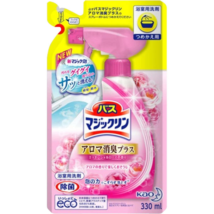 バスマジックリン 泡立ちスプレー アロマ消臭プラス つめかえ用 ３３０ｍｌ 花王