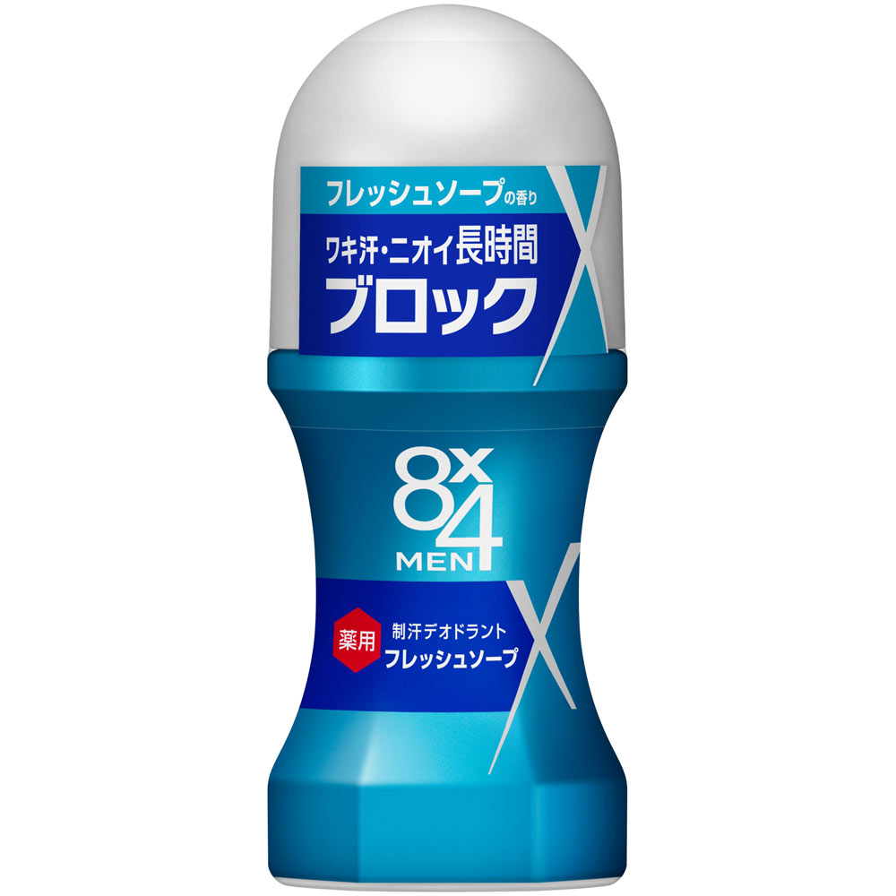 8x4メン ロールオン フレッシュソープ ６０ｍＬ 花王 (医薬部外品)