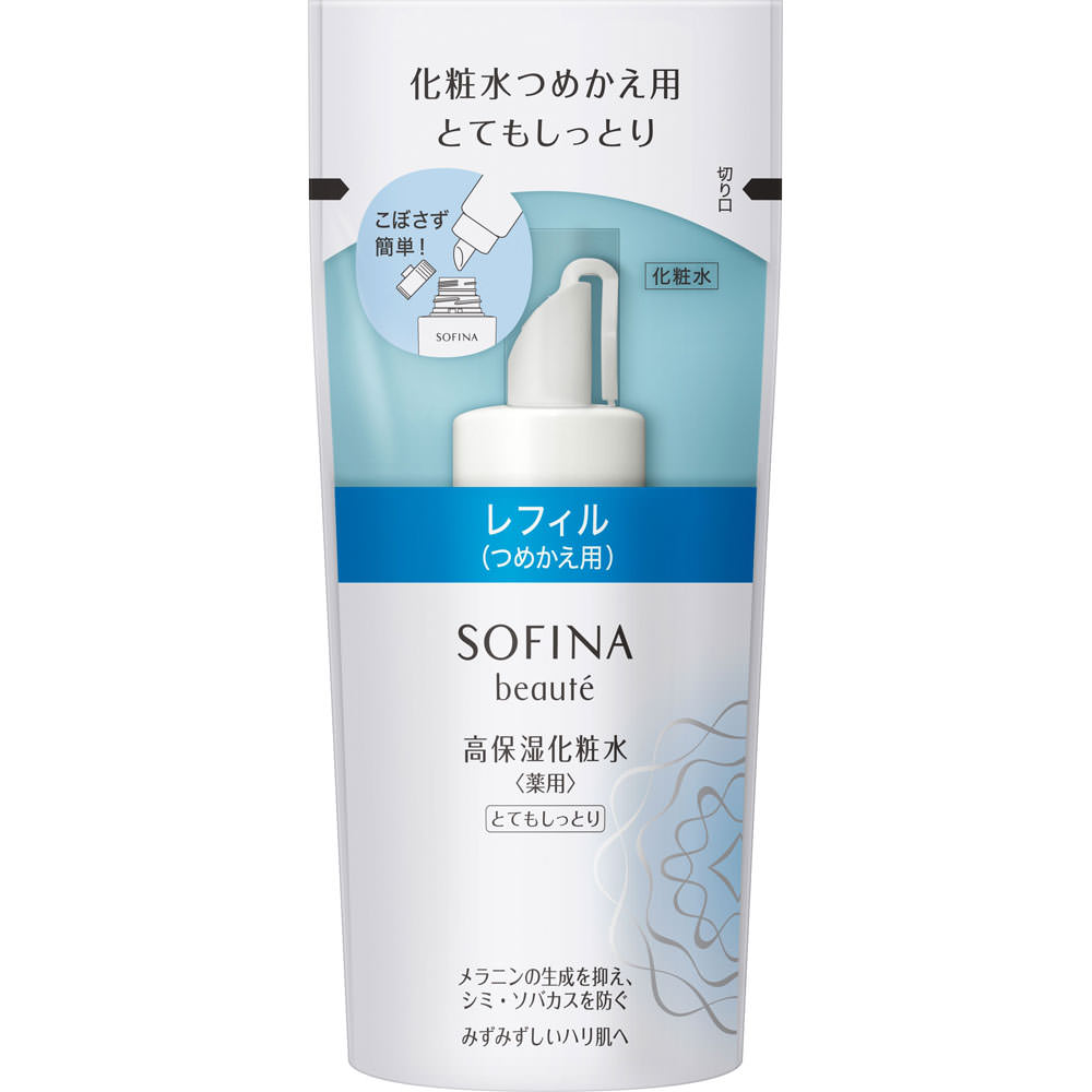 【新品未開】ソフィーナボーテ 高保湿化粧水 とてもしっとり レフィル4本 ソフィーナボーテ 高保湿化粧水美白 とてもしっとり つめかえ用