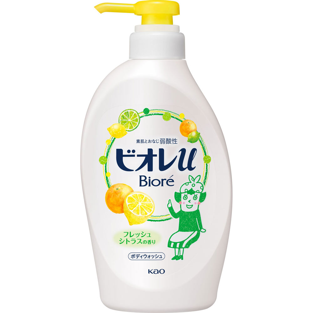 ビオレｕ フレッシュシトラスの香りポンプ ４８０ｍＬ 花王