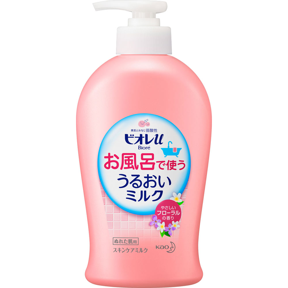 ビオレｕ お風呂で使ううるおいミルク フローラル ３００ｍＬ 花王