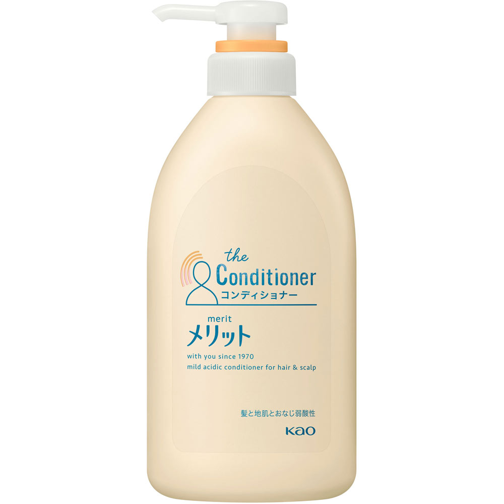 メリット コンディショナー ポンプ ４８０ｍＬ 花王 (医薬部外品)