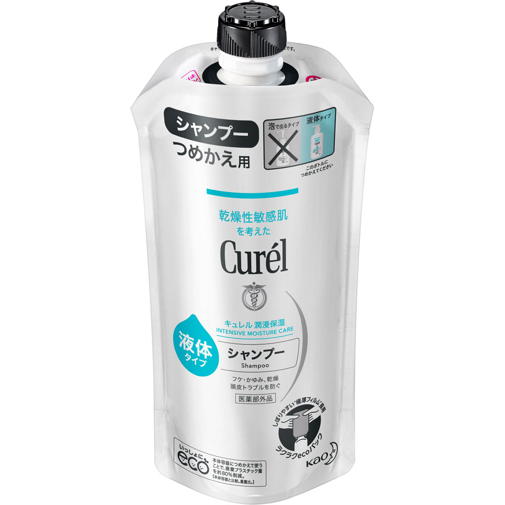 キュレル　シャンプー　つめかえ用 ３４０ｍｌ 花王 (医薬部外品)