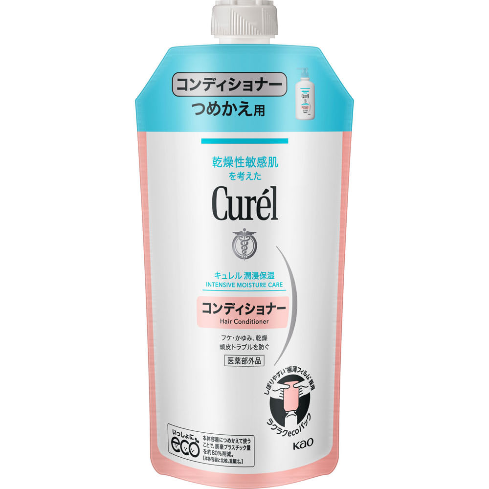 キュレル　コンディショナー　つめかえ用 ３４０ｍｌ 花王 (医薬部外品)