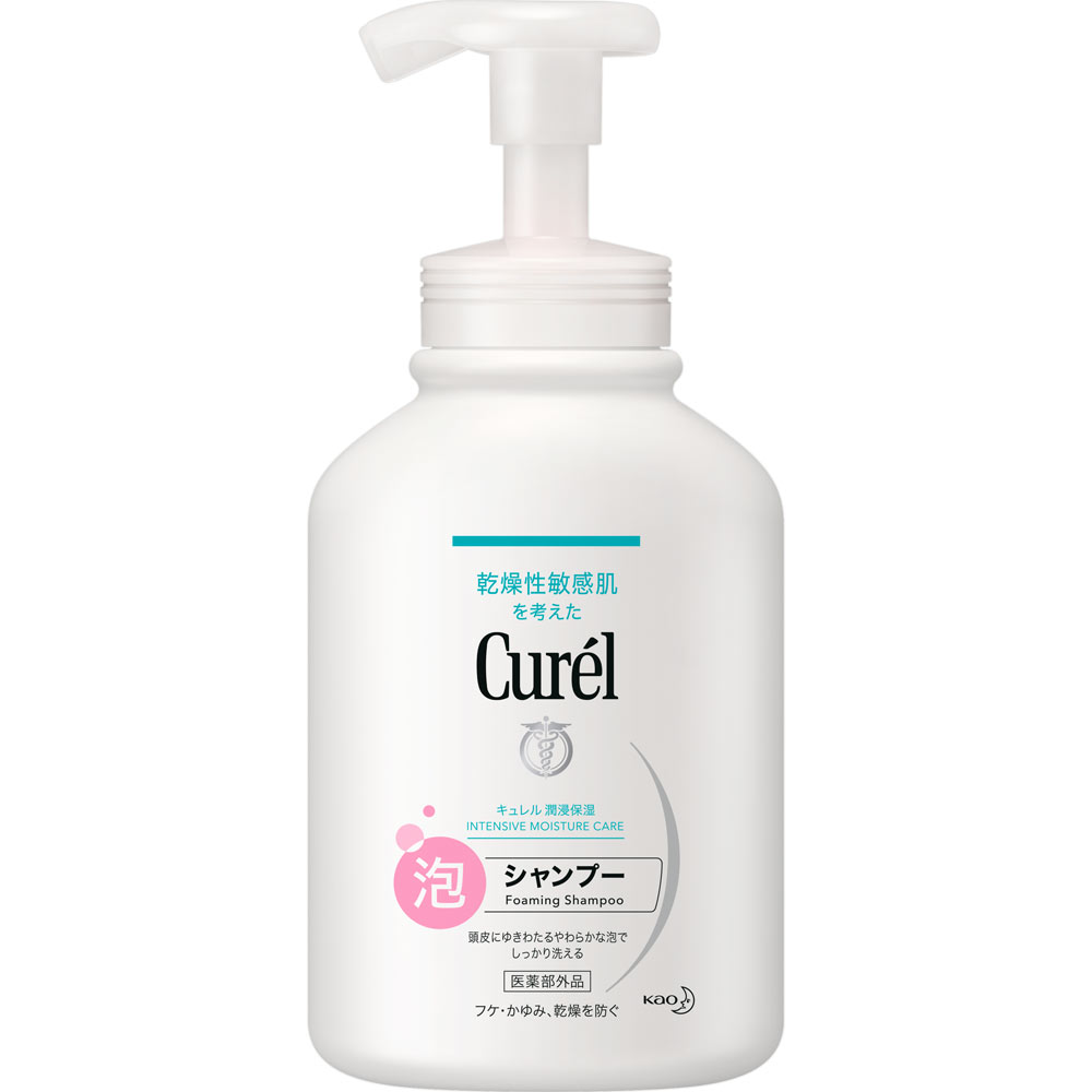 キュレル　泡シャンプー　ポンプ ４８０ｍｌ 花王 (医薬部外品)