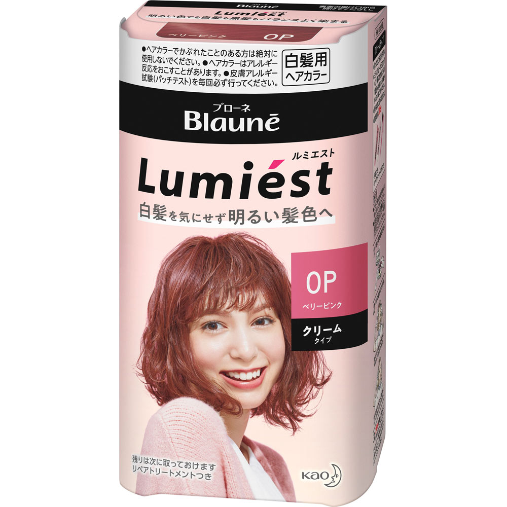 ブローネルミエストヘアカラー ０Ｐ ベリーピンク １０８ｇ 花王 (医薬部外品)