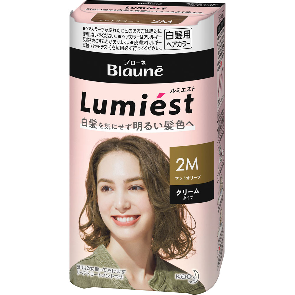 ブローネルミエストヘアカラー 2M マットオリーブ 108g 花王 (医薬部外品)