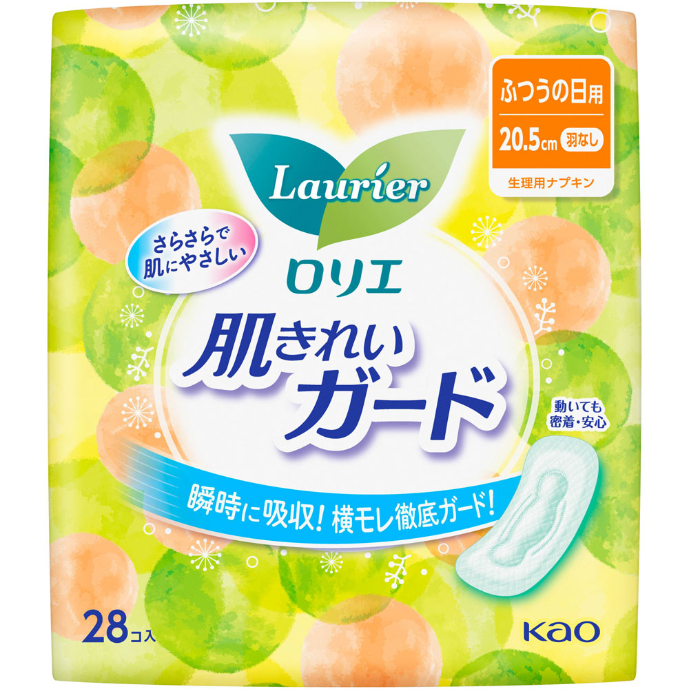 ロリエ　肌きれいガード　ふつうの日用　羽なし　２８コ入 ２８コ 花王 (医薬部外品)