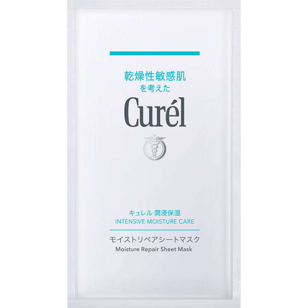 キュレル　潤浸保湿　モイストリペアシートマスク ４枚 花王 (医薬部外品)