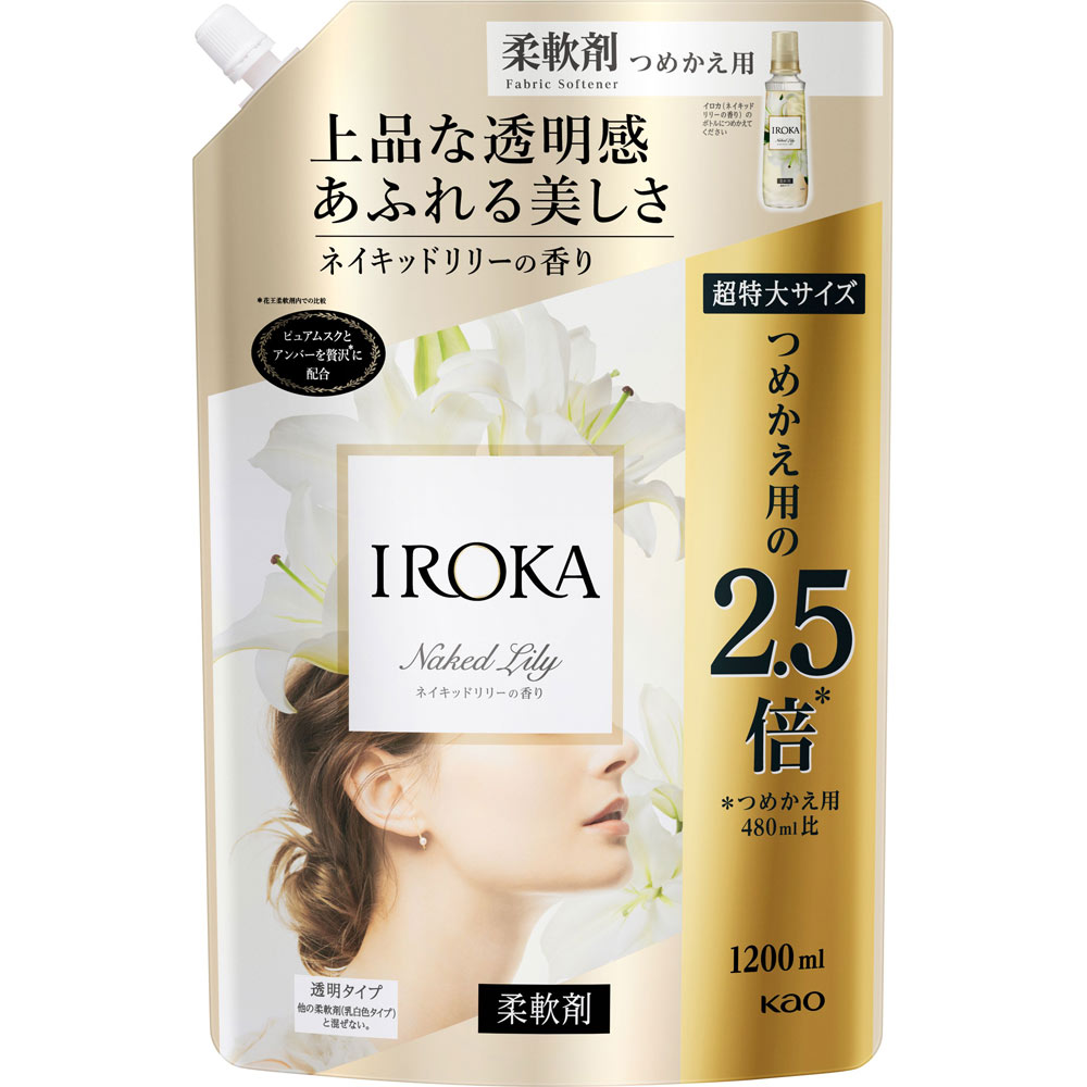 ＩＲＯＫＡネイキッドリリースパウト １２００Ｇ 花王