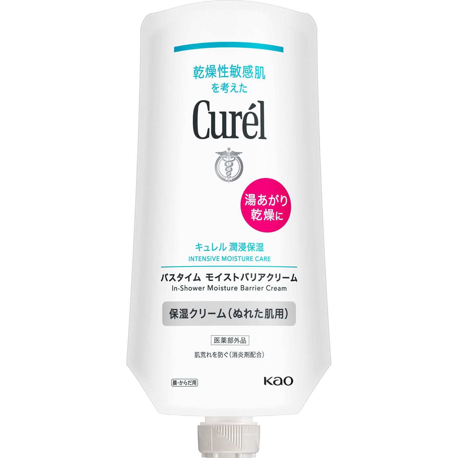 キュレル　バスタイム　モイストバリアクリーム　つけかえ用 ３１０ｇ 花王 (医薬部外品)