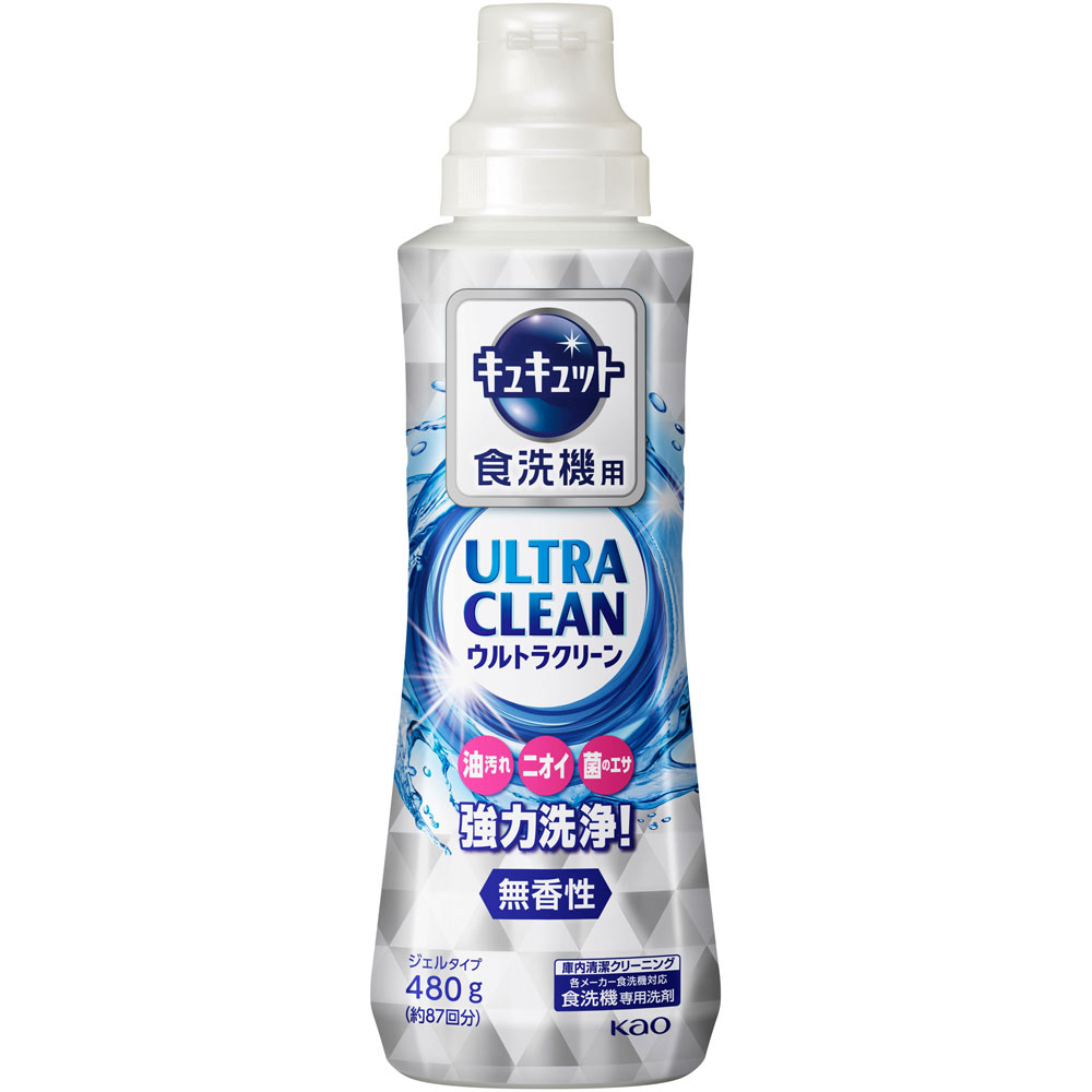 食洗機用キュキュットウルトラクリーン 無香性 本体 ４８０Ｇ 花王