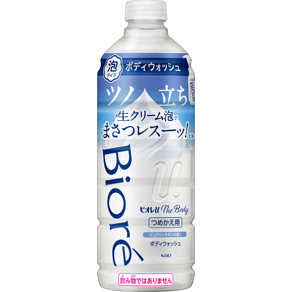 ビオレｕザボディ泡タイプ　ピュアリーサボンの香り　つめかえ ４４０ｍｌ 花王