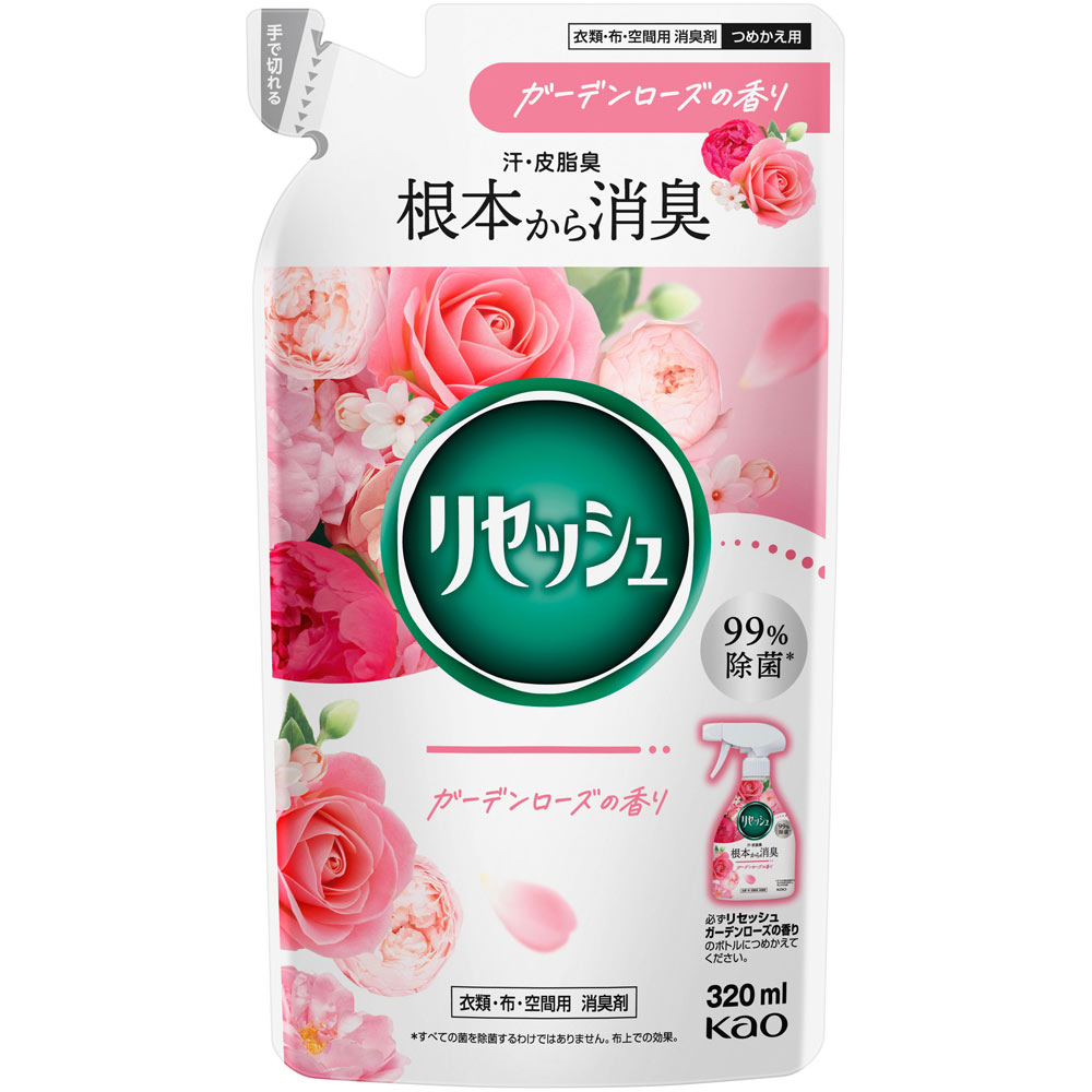 リセッシュ除菌ＥＸ ガーデンローズの香り つめかえ用 ３２０ｍｌ 花王