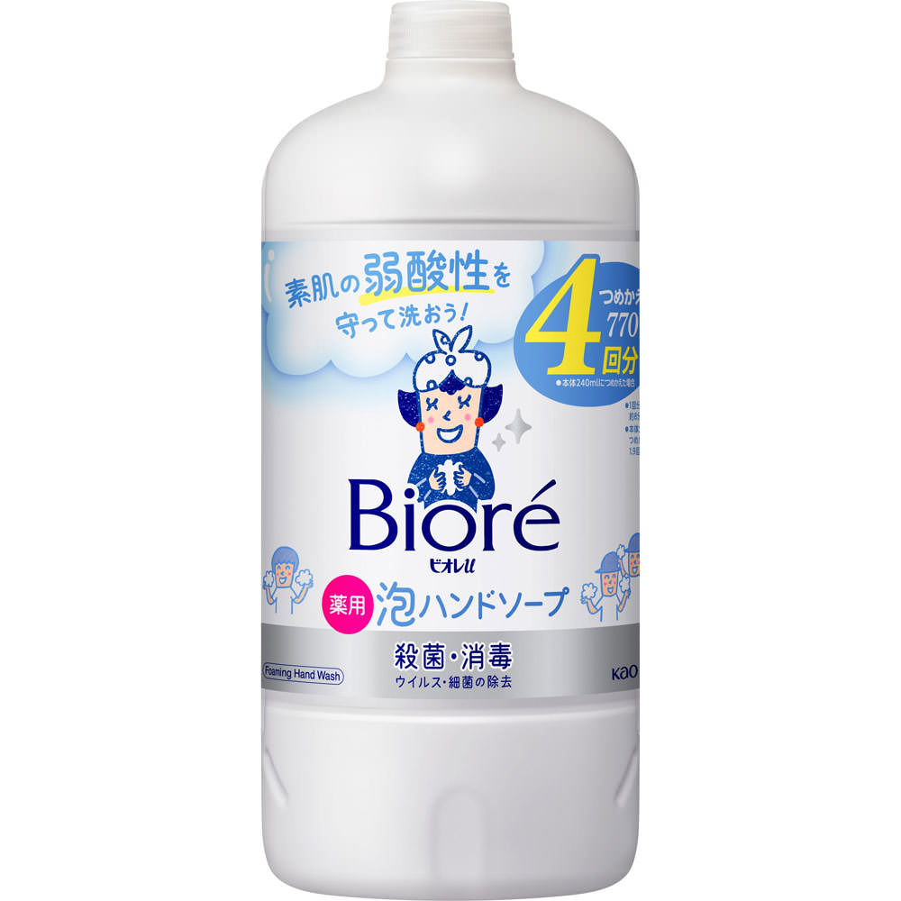 ビオレｕ泡ハンドソープ つめかえ用 ７７０ｍＬ 花王 (医薬部外品)