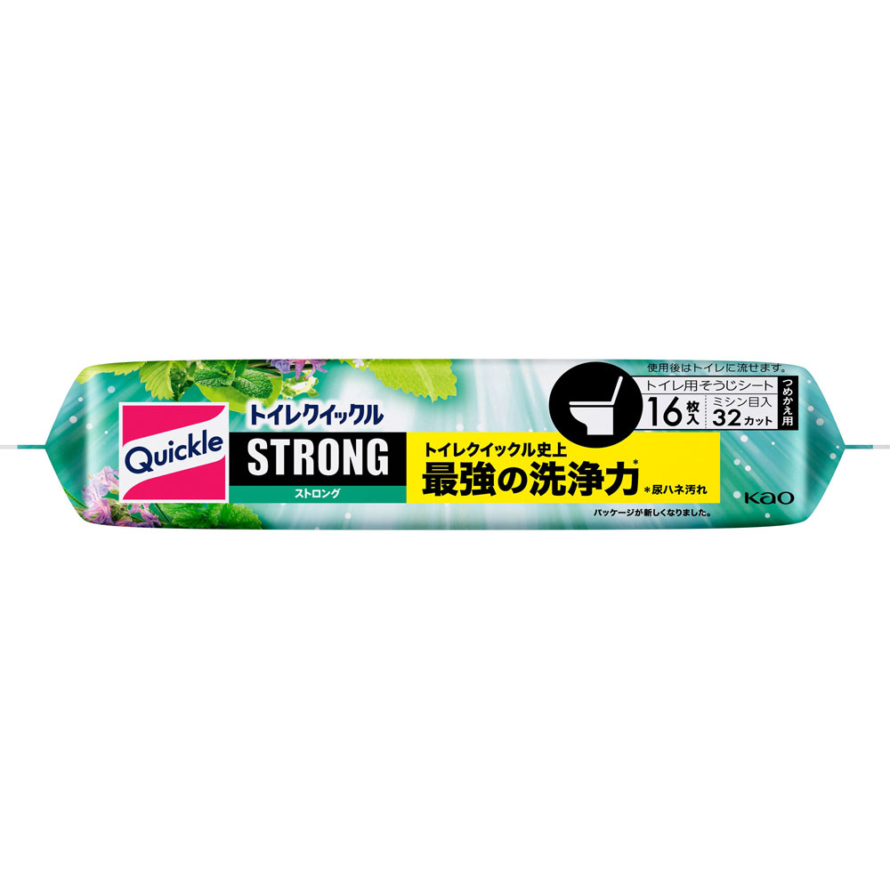 トイレクイックルストロング ハーブ替え １６枚 花王