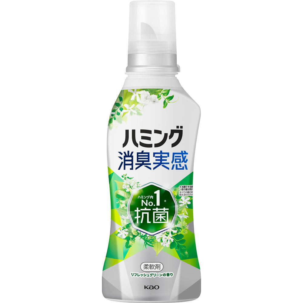 ハミング消臭実感 リフレッシュグリーンの香り 本体 ５１０ｍｌ 花王
