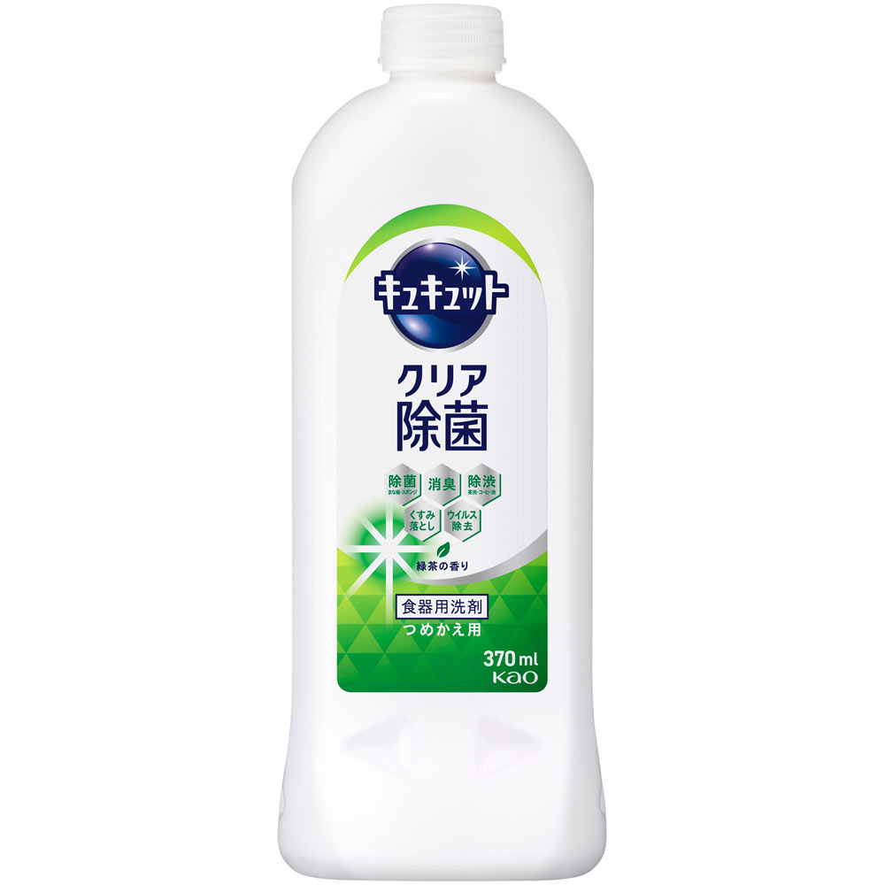 キュキュット クリア除菌緑茶の香り 詰替 370ML 花王