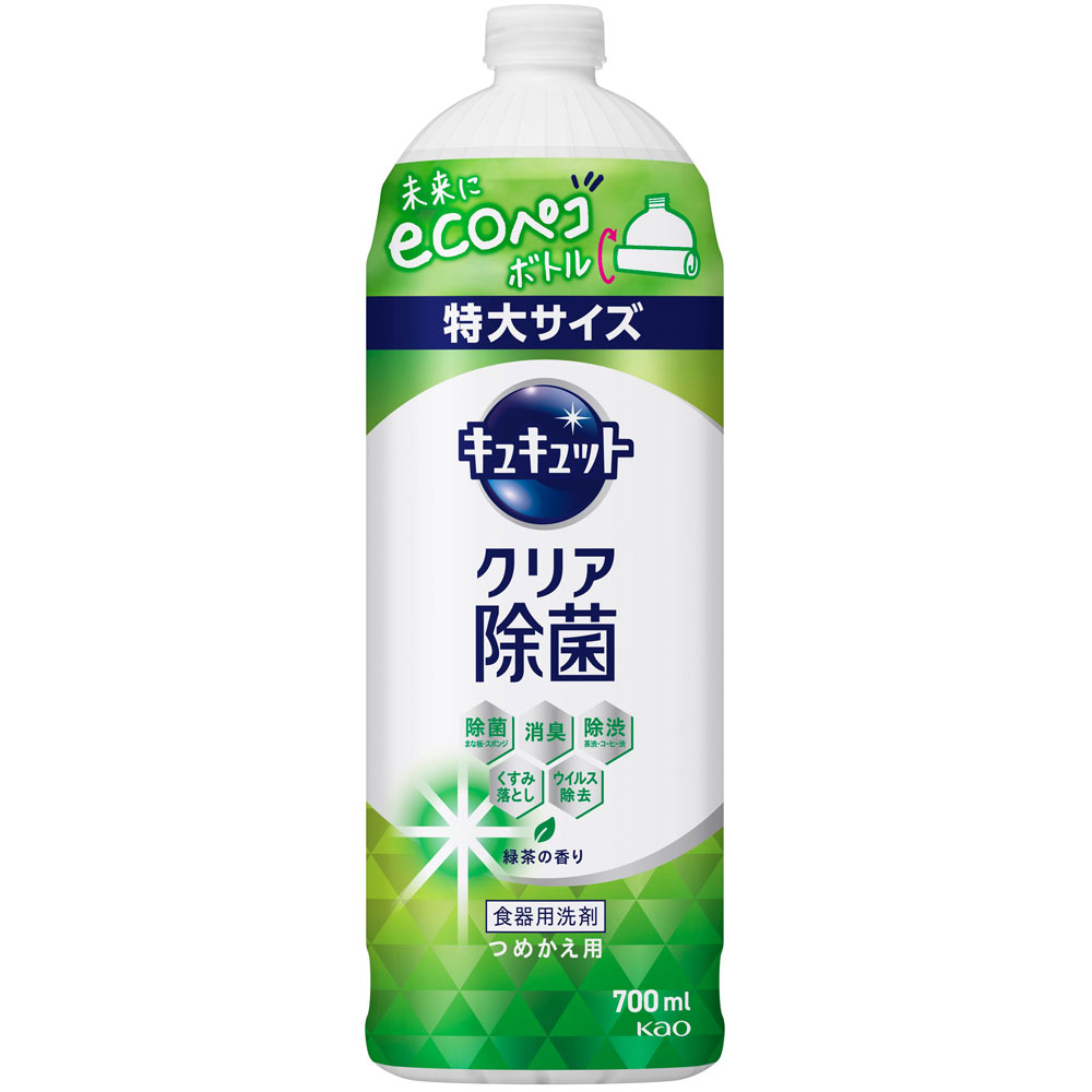 キュキュット クリア除菌緑茶の香り 詰替 ７００ＭＬ 花王