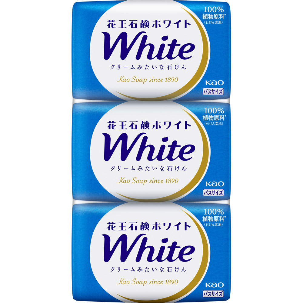 花王石鹸ホワイト バスサイズ ３コパック ３９０Ｇ 花王