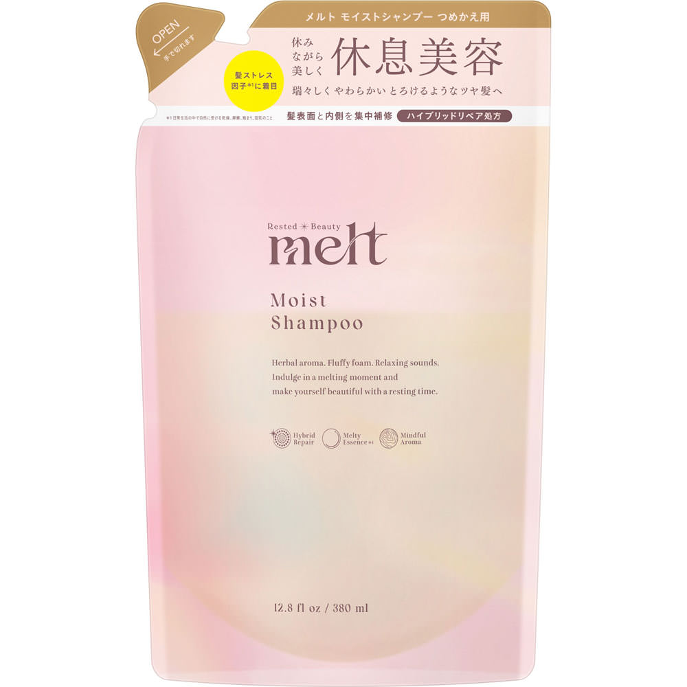 メルト モイストシャンプー つめかえ用 ３８０ｍＬ 花王