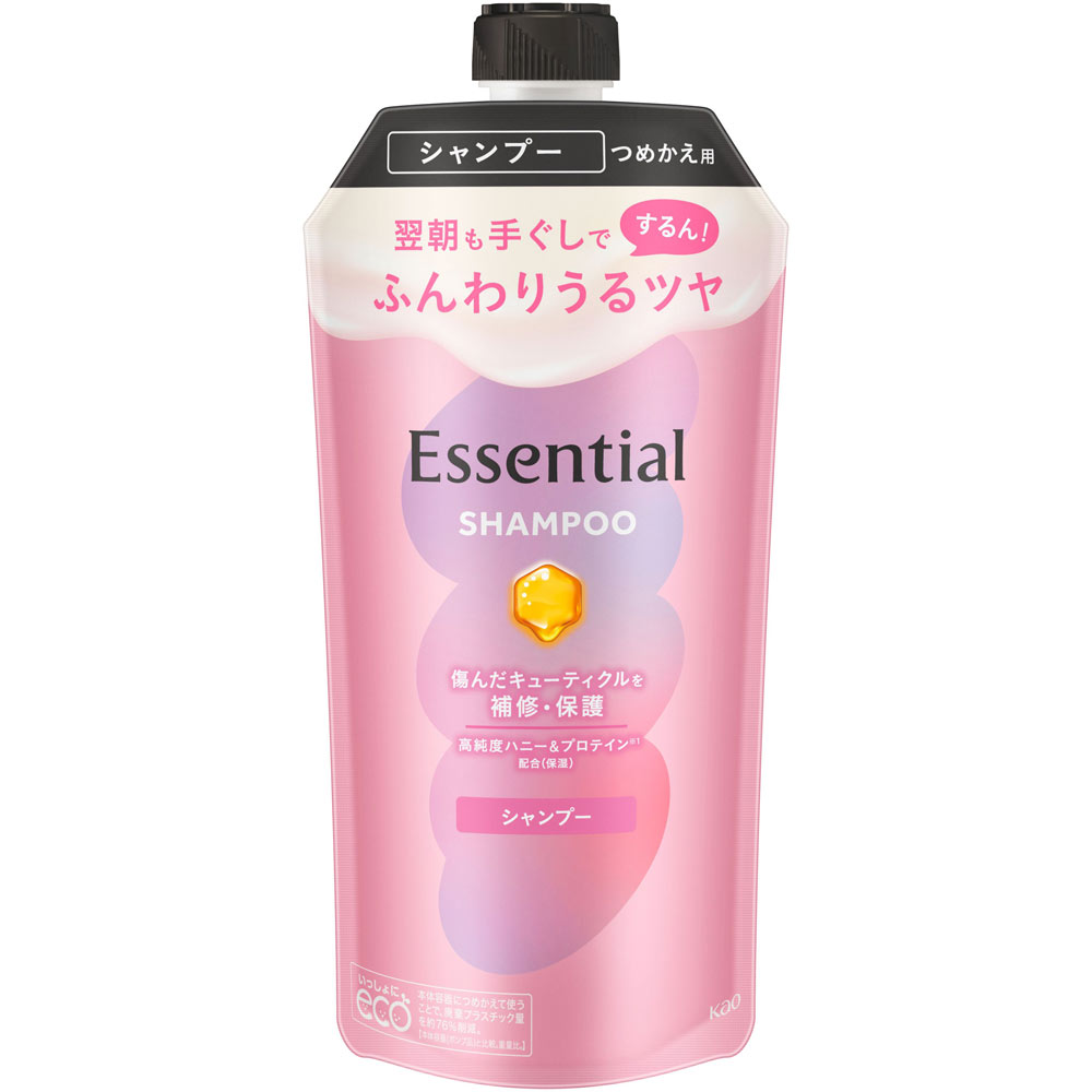 エッセンシャル　ふんわりうるツヤ　シャンプー　つめかえ ３００ｍＬ 花王