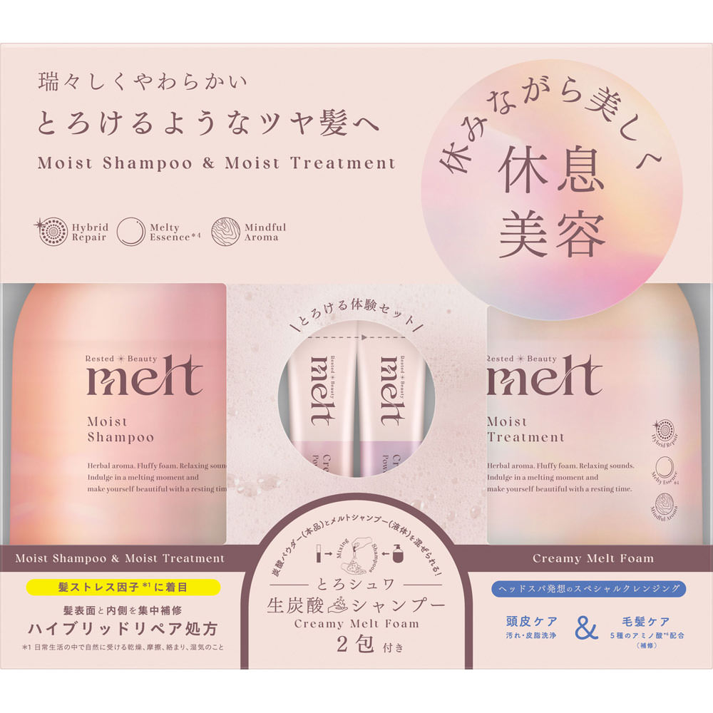 メルト　モイストポンプペア＋クリーミーメルトフォーム付き ９６０ｍＬ＋２ｇ 花王