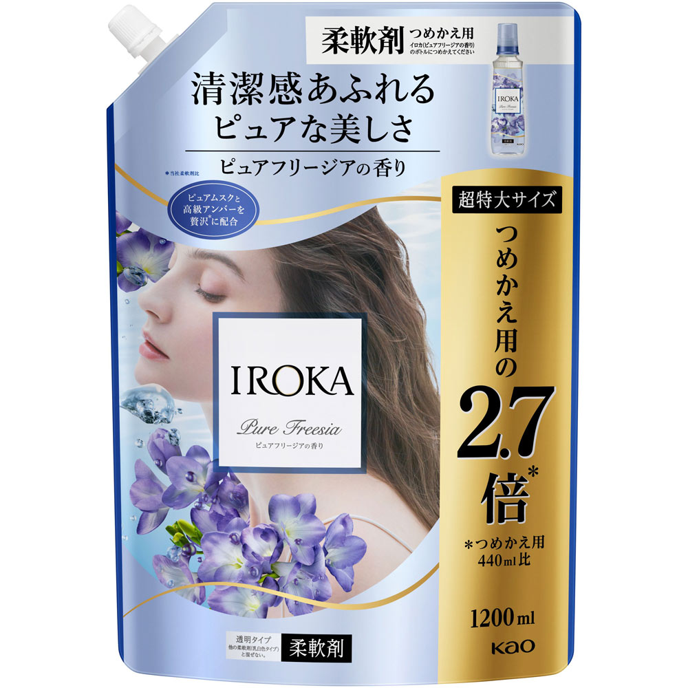 ＩＲＯＫＡ　ピュアフリージア　スパウト １２００ｍｌ 花王