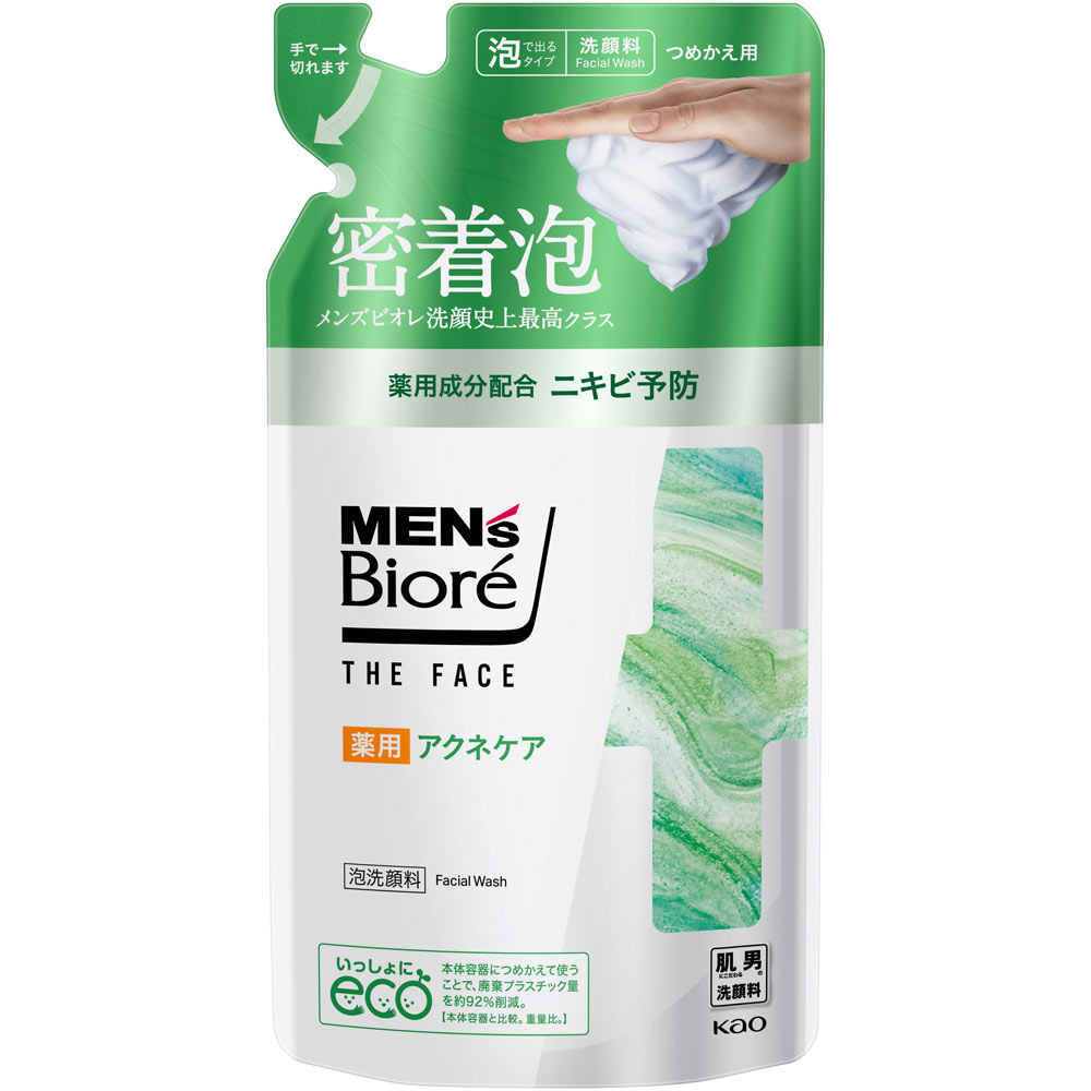 メンズビオレ　ザフェイス　薬用アクネケア　つめかえ １７０ｍＬ 花王 (医薬部外品)