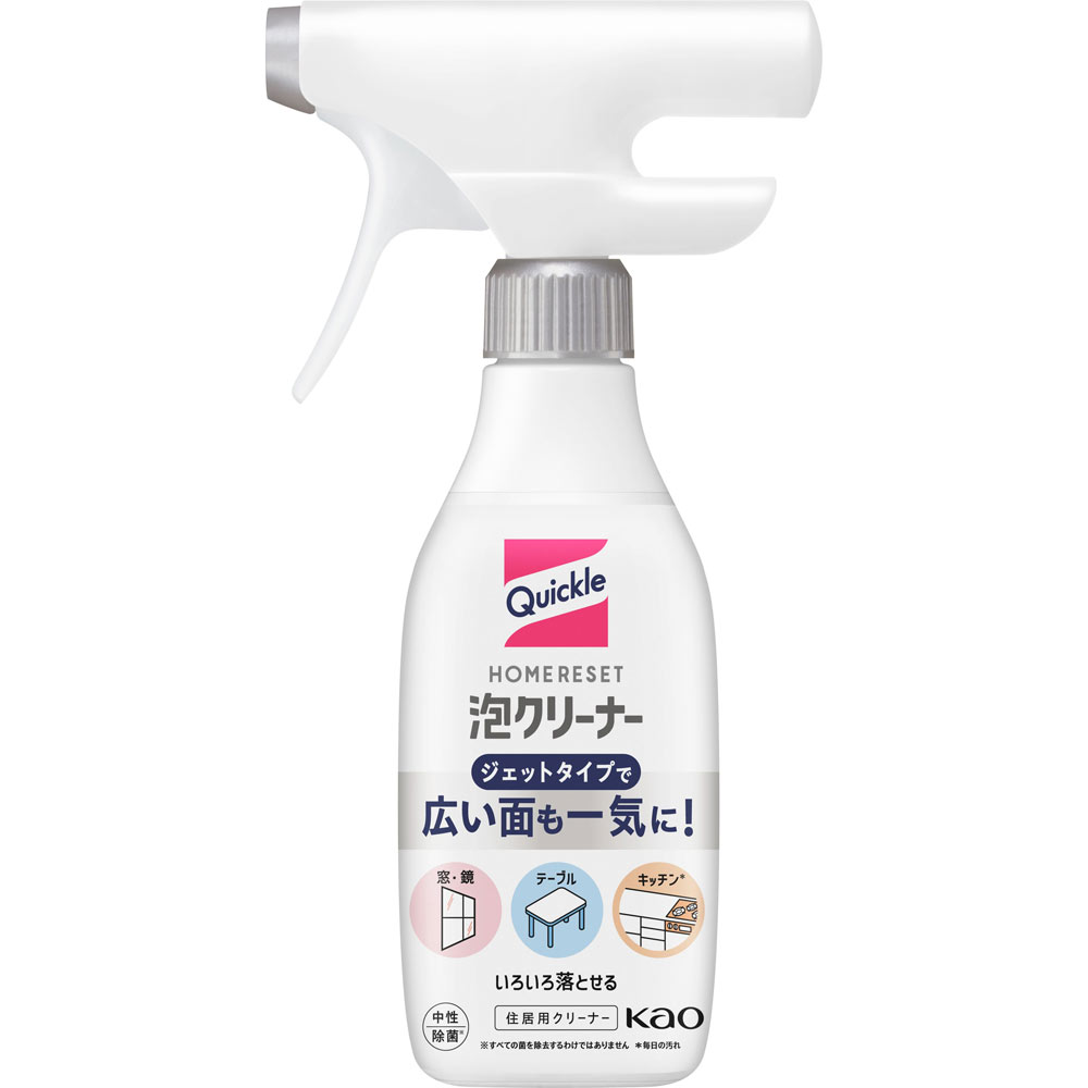 クイックル　ホームリセット泡クリーナー　ジェットタイプ　本体 ４００ｍｌ 花王