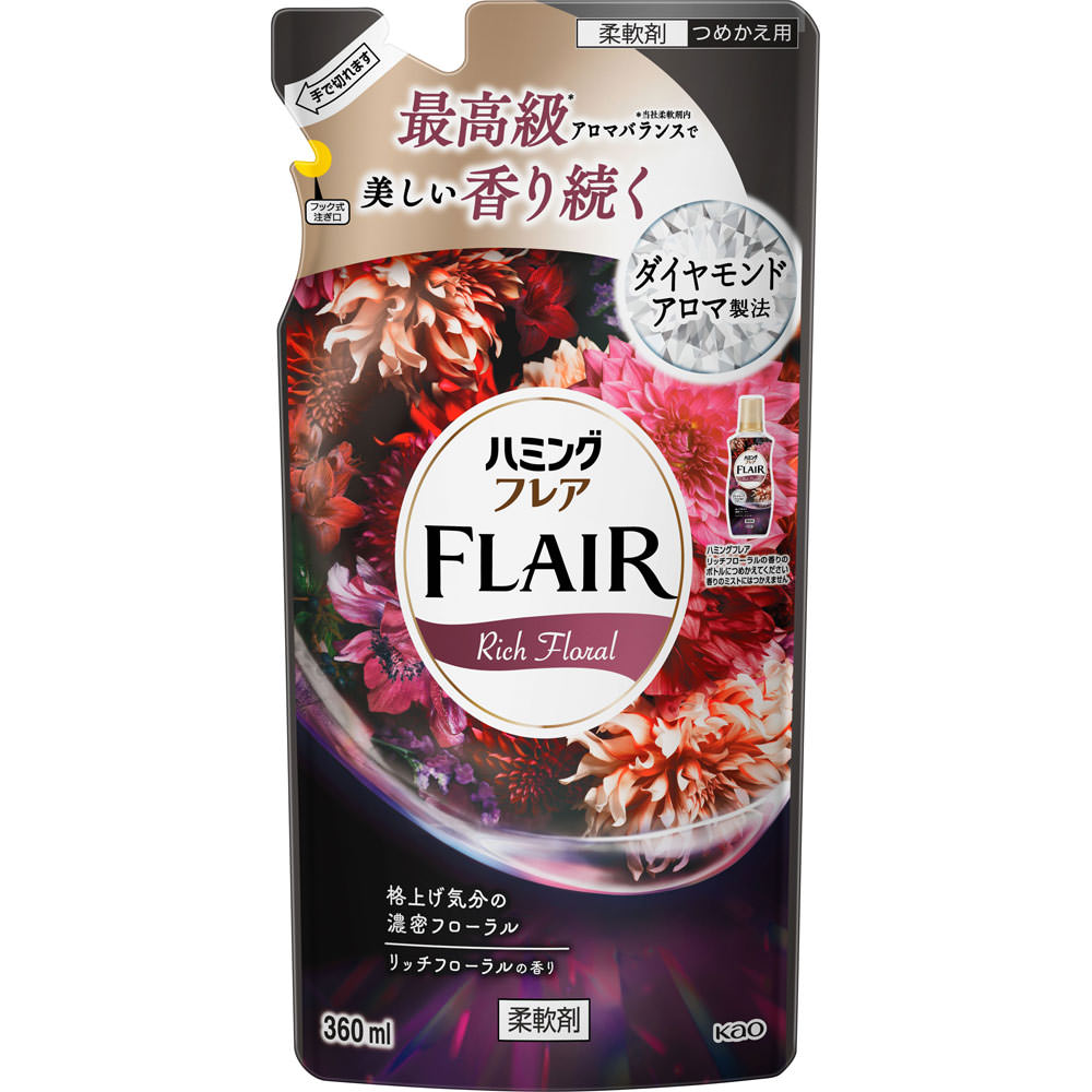 ハミングフレア　リッチフローラル　つめかえ用 ３６０ＭＬ 花王