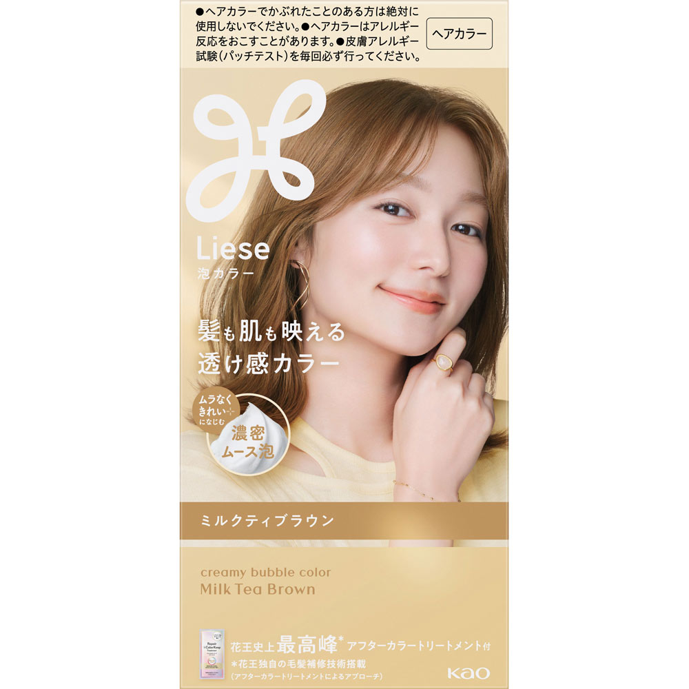 リーゼ 泡カラー ミルクティブラウン 115mL 花王 (医薬部外品)