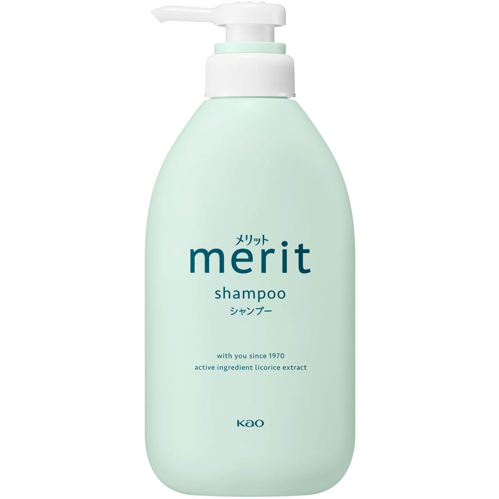 メリット　シャンプー　ポンプ ４５０ｍＬ 花王 (医薬部外品)