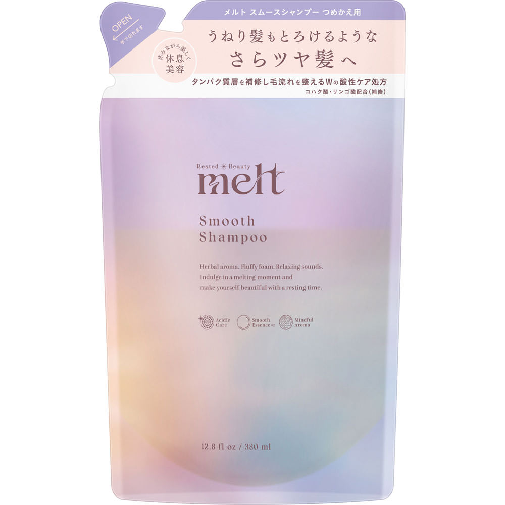 メルト スムースシャンプー つめかえ用 ３８０ｍＬ 花王