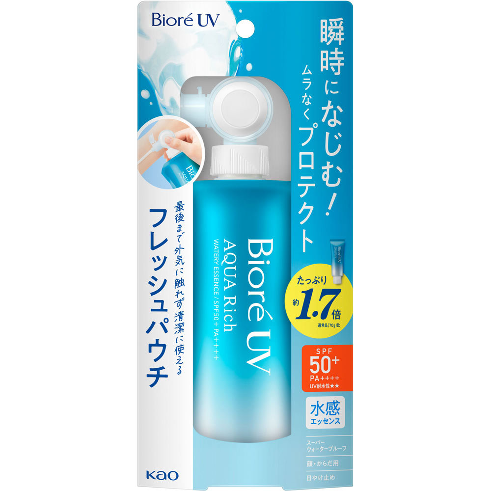 ビオレＵＶ　アクアリッチ　ウォータリーエッセンス　フレッシュパウチ １２０ｇ 花王