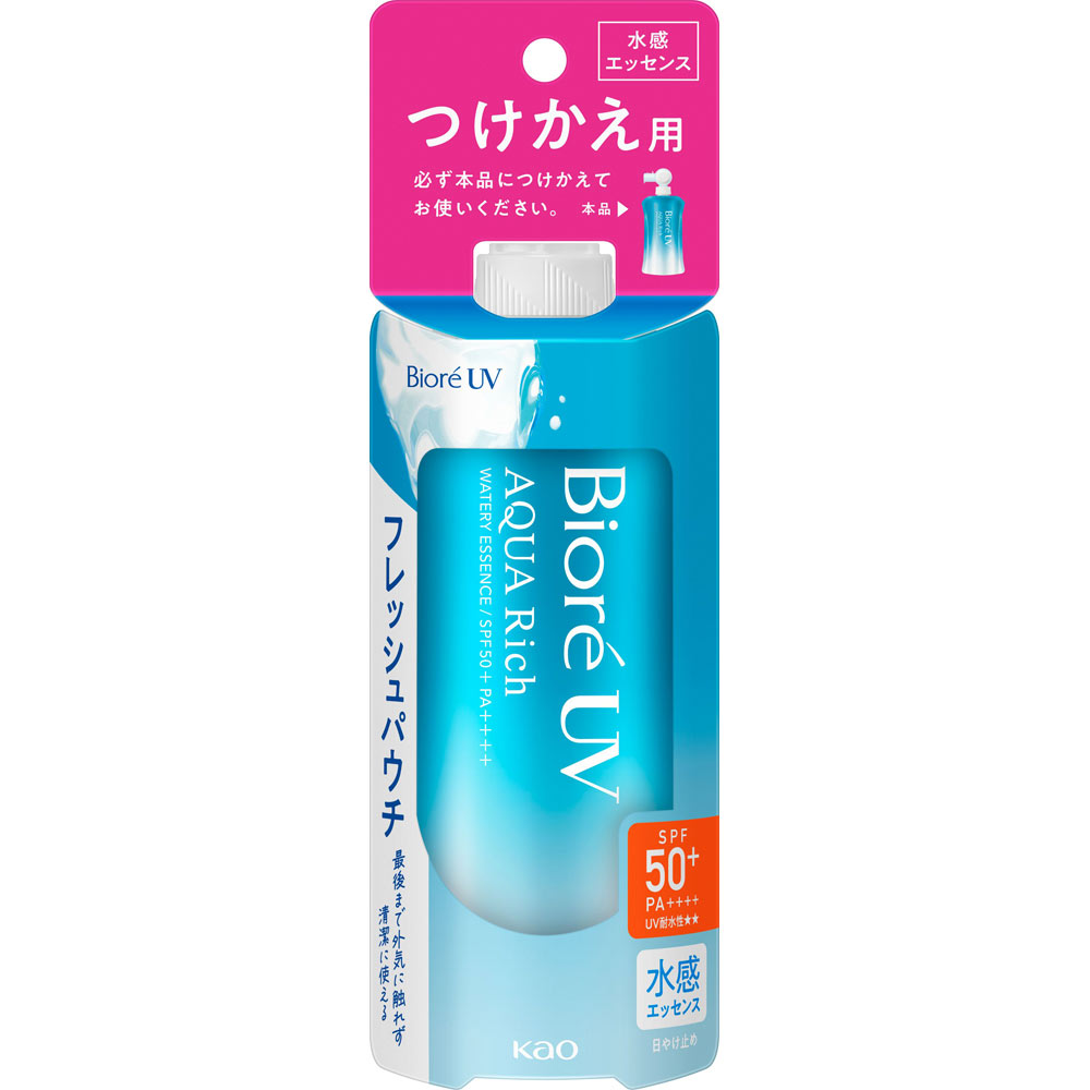 ビオレＵＶ　アクアリッチ　ウォータリーエッセンス　フレッシュパウチ　つけかえ用 １２０ｇ 花王