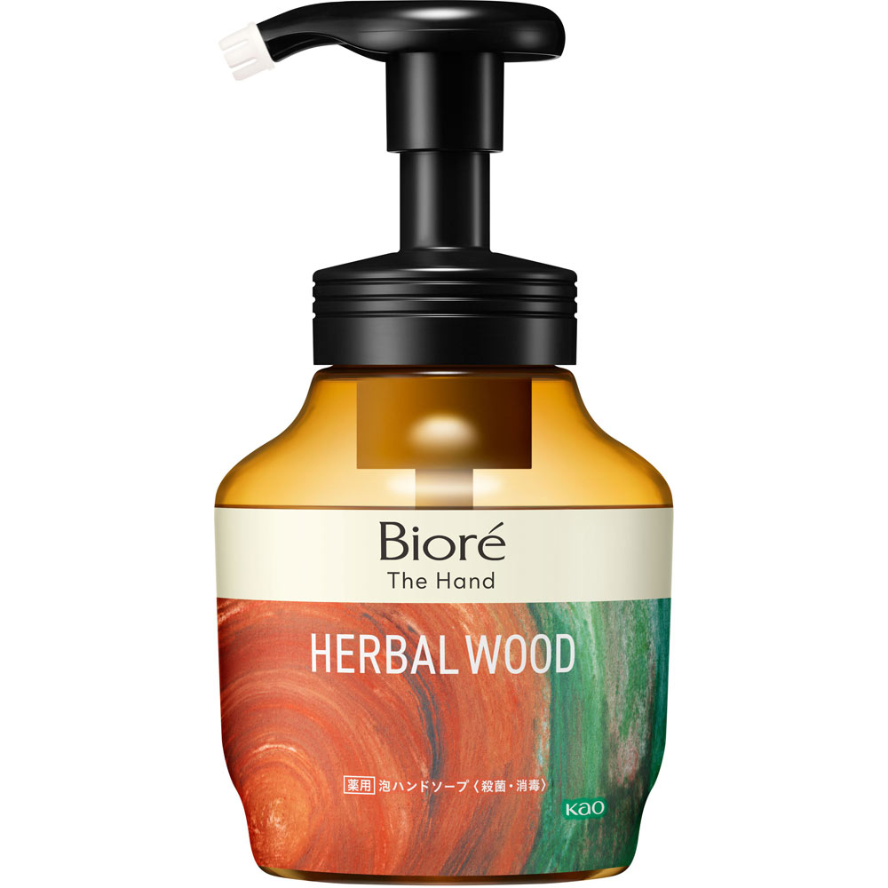 ビオレ　ザ　ハンド　泡ハンドソープ　深くて温かみのあるハーバルウッドの香り　ポンプ ２８０ｍＬ 花王 (医薬部外品)