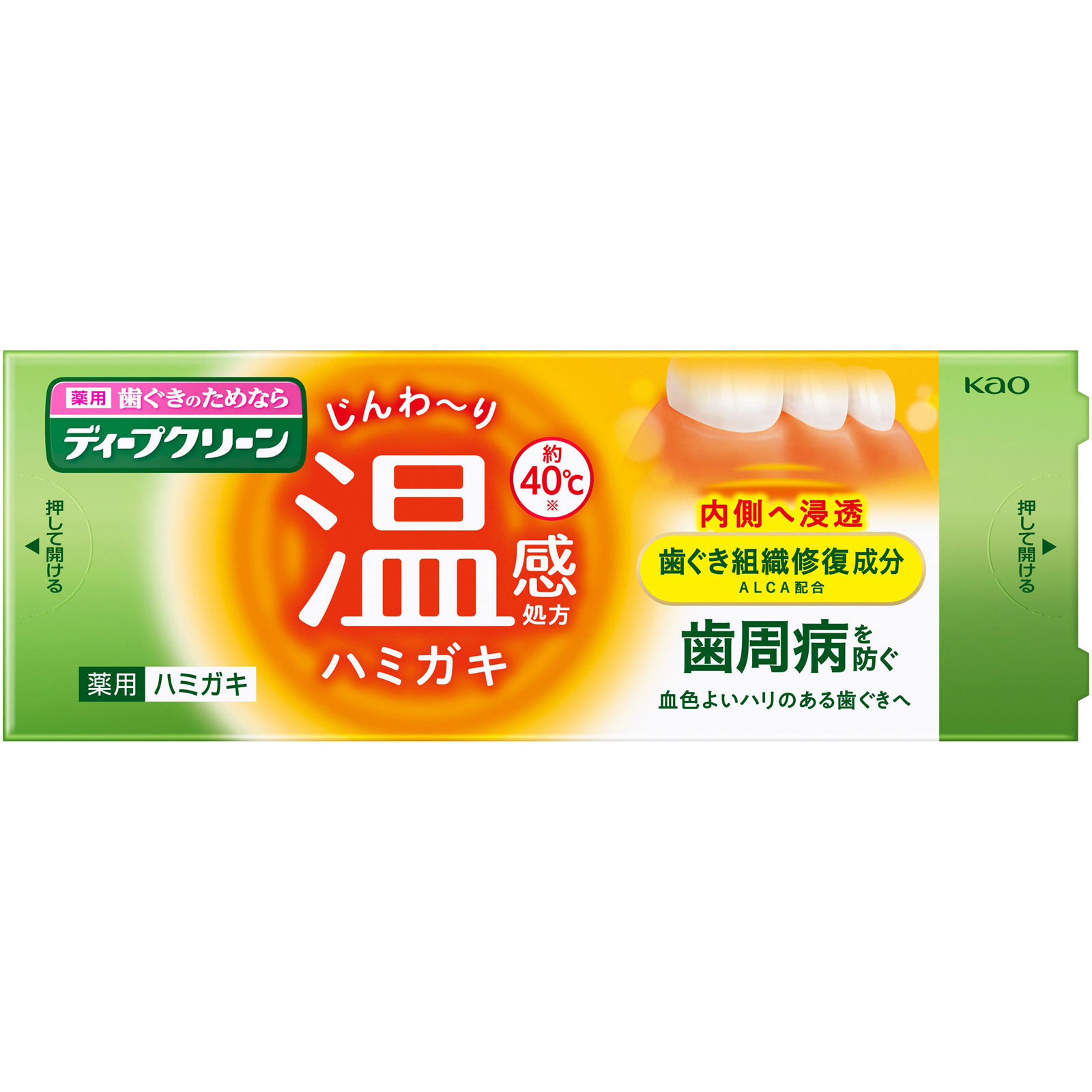 ディープクリーン 薬用温感ハミガキ 85g 花王 (医薬部外品)