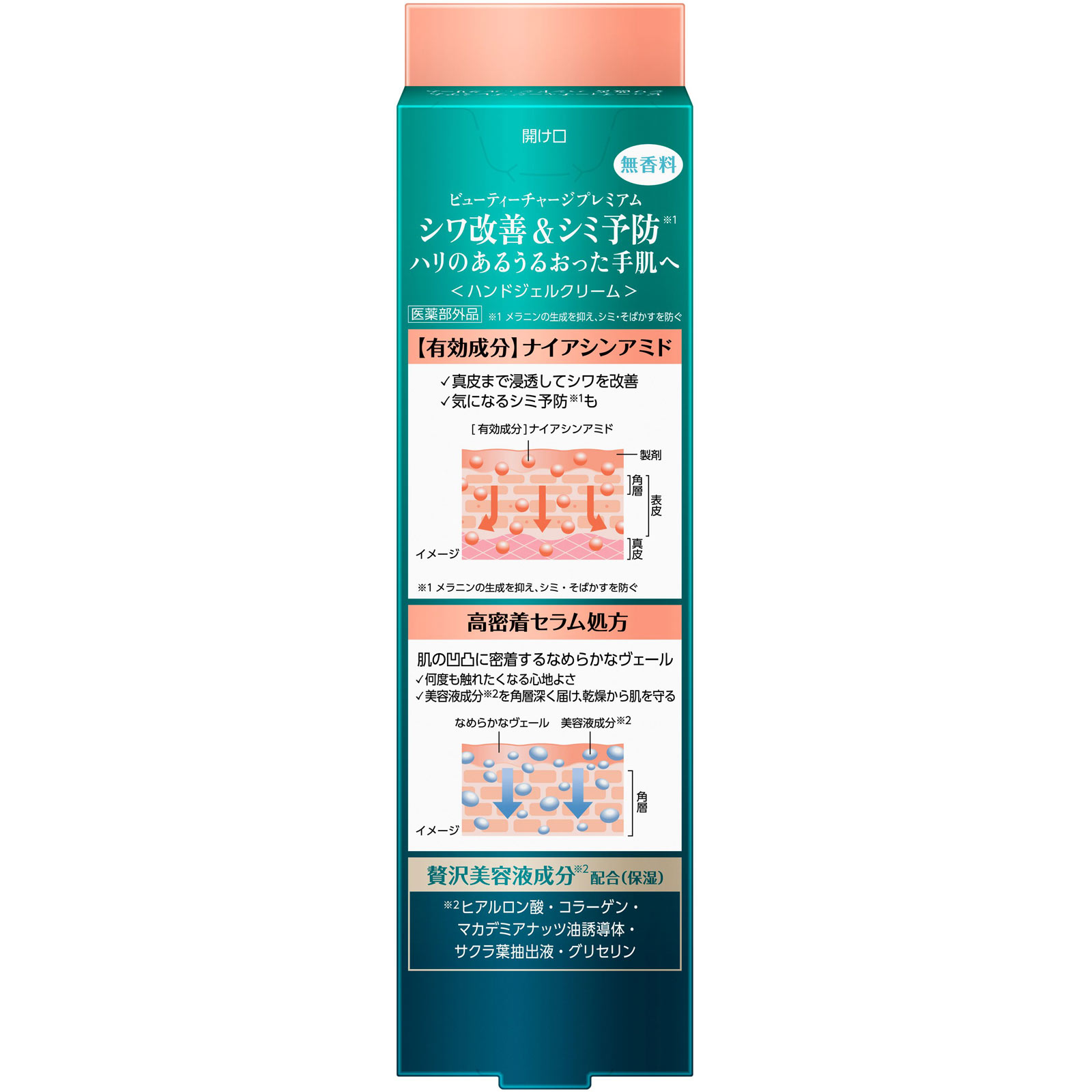 アトリックス　ビューティーチャージプレミアム　シワ改善　ハンドジェルクリーム ６０ｇ 花王 (医薬部外品)